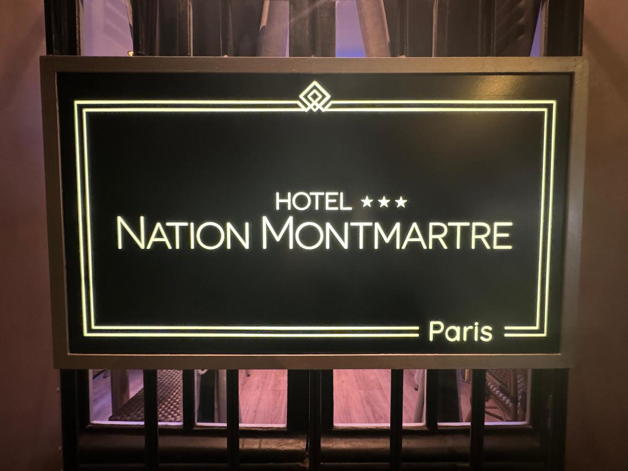 Hotel Nation Montmartre Париж Екстер'єр фото